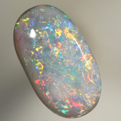 SOLID SEMI BLACK OPAL Sparkling bright fire